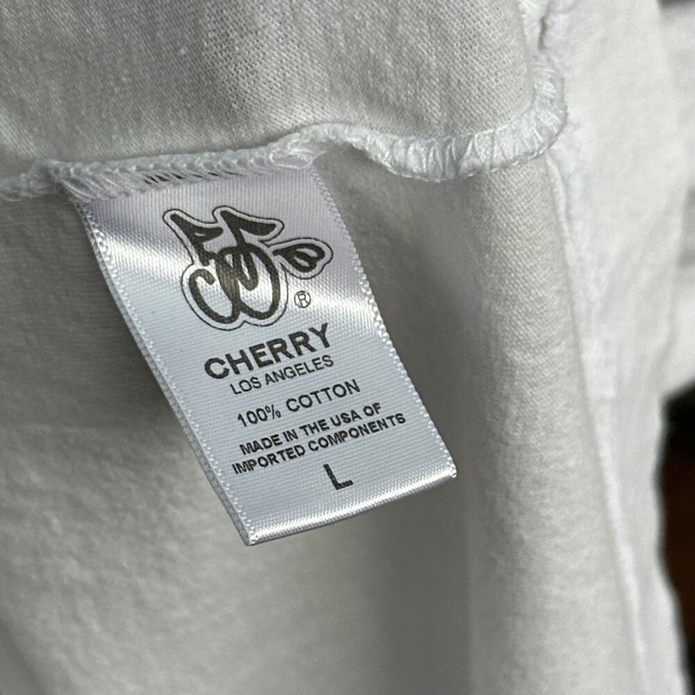 Cherry LA x The Mainliners Baby Tee in White - Picture 6 of 12